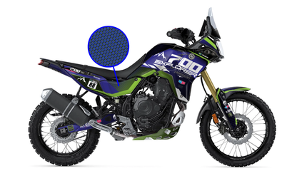 Yamaha Tenere 700 2025 Graphics - "Thrust" (Blue) - MotoProWorks