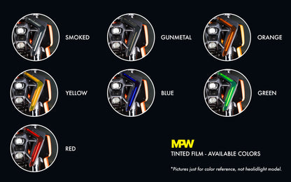 Premium Headlight Tinted Film for KTM 790/890 Adventure R/S - MotoProWorks