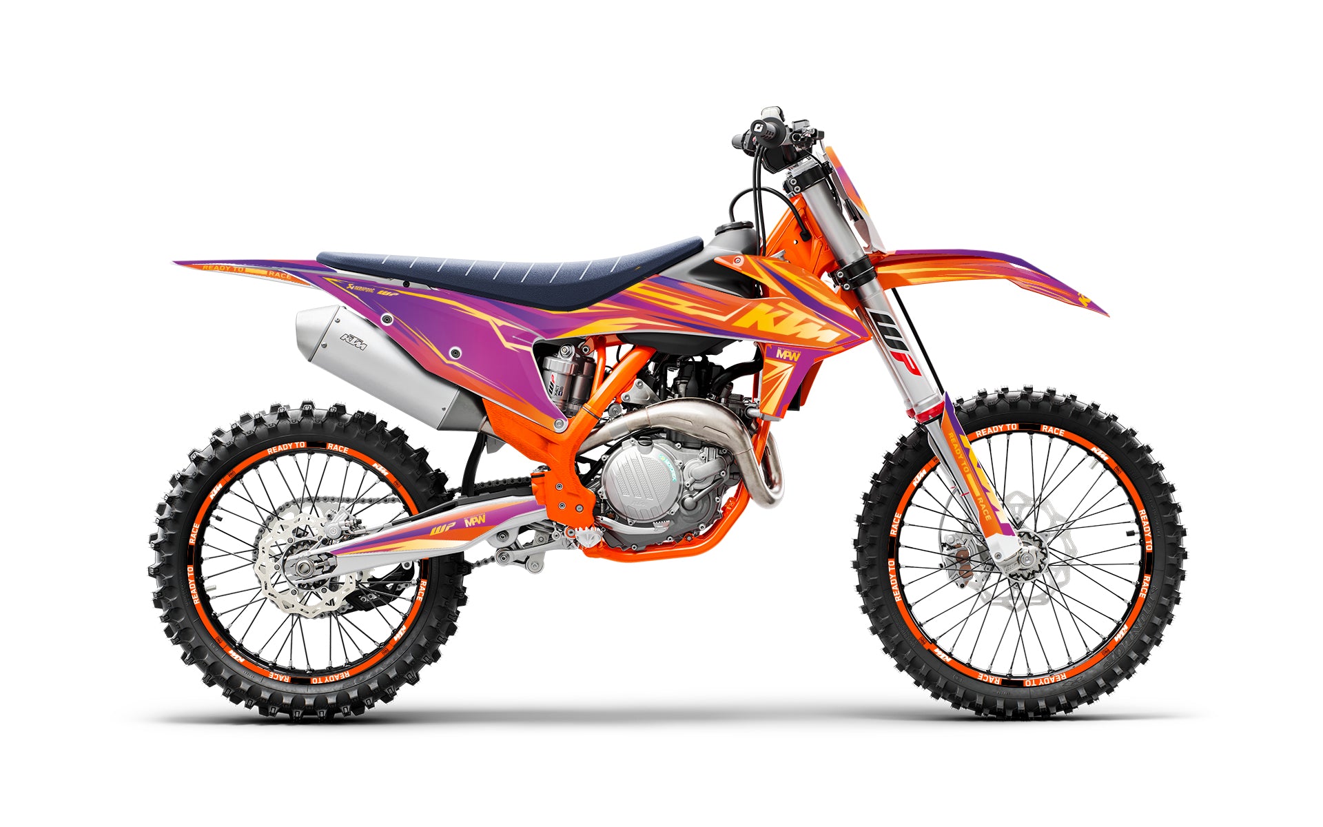KTM EXC / EXC-F GRAPHICS - “Veltrix” (Orange) - MotoProWorks