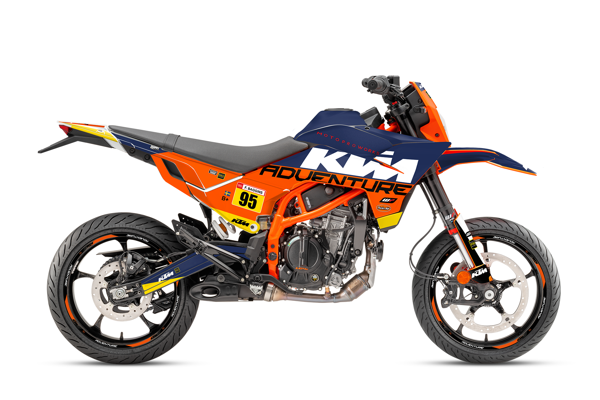 KTM 125 SMC-R GRAPHICS - "Waypointer" (Dawn) - MotoProWorks