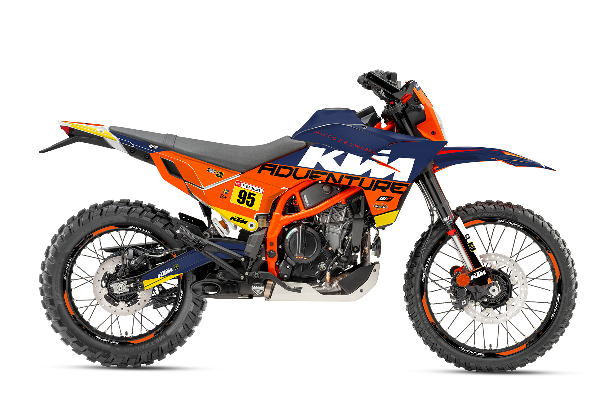 KTM 390 Enduro R GRAPHICS - "Waypointer" (Dawn) - MotoProWorks