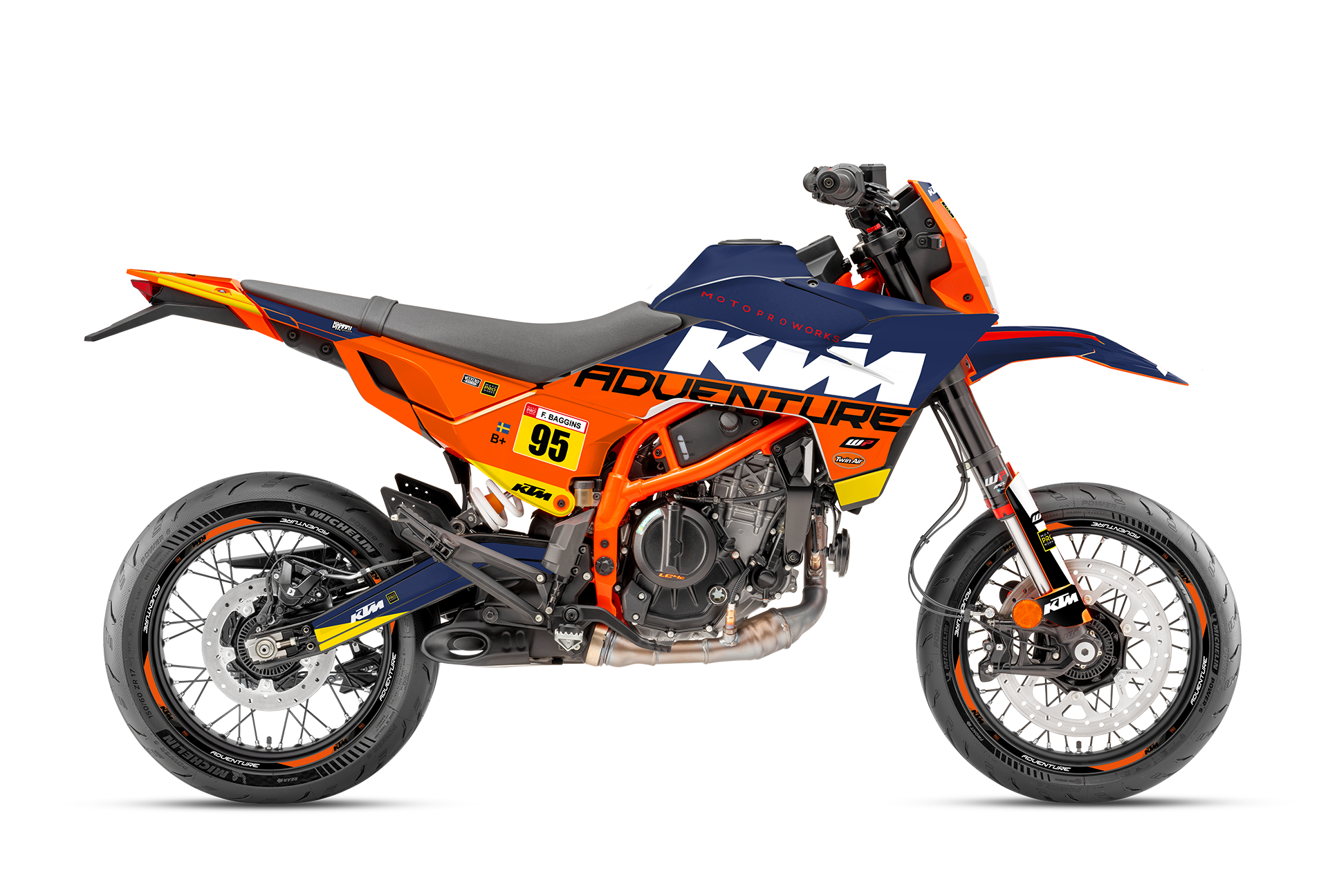 KTM 390 SMC-R GRAPHICS - "Waypointer" (Dawn) - MotoProWorks