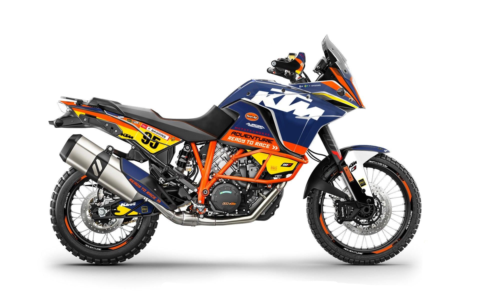 KTM 1090 Adventure GRAPHICS - "WAYPOINTER" (Dawn) - MotoProWorks