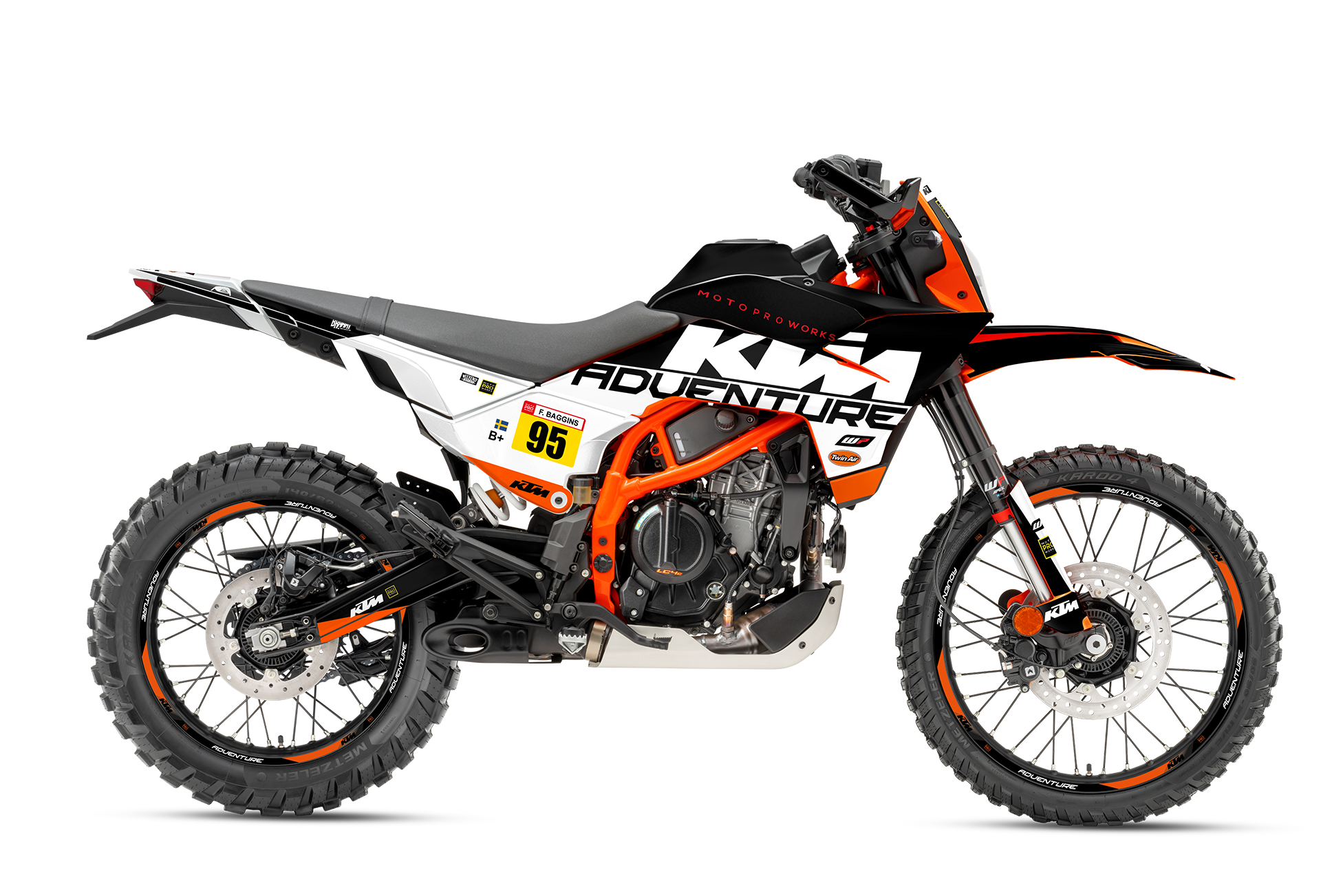 KTM 390 Enduro R GRAPHICS - "Waypointer" (Night) - MotoProWorks