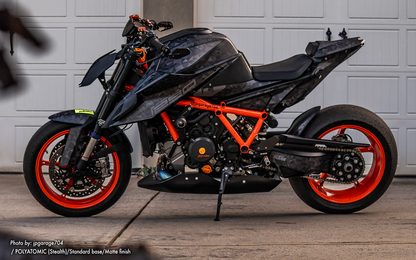 KTM 1290 Super Duke R GRAPHICS - "Polyatomic" (Stealth) - MotoProWorks