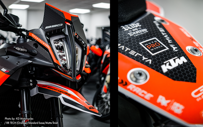 KTM 890 SMT GRAPHICS - "RR-Tech" (Orange) - MotoProWorks