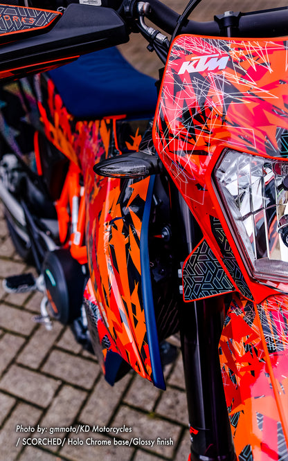 KTM 690 SMC-R GRAPHICS - "Scorched" (2024 Edition) - MotoProWorks