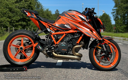 KTM 1290 Super Duke R GRAPHICS - "Shapeshifter" (Orange) - MotoProWorks