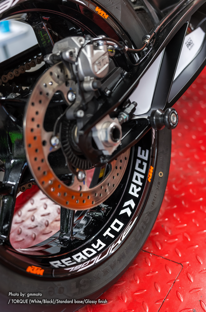 KTM 790 Duke GRAPHICS - "Torque" (White/Black) - MotoProWorks