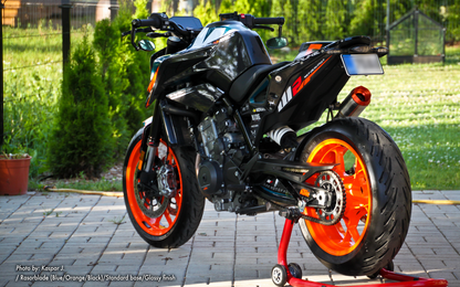 KTM 790/890 Duke GRAPHICS - "Rasorblade" (Blue/Orange/Black) - MotoProWorks