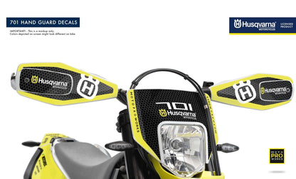 Husqvarna 701 Enduro Graphics - "RR-Tech" (Yellow) - MotoProWorks