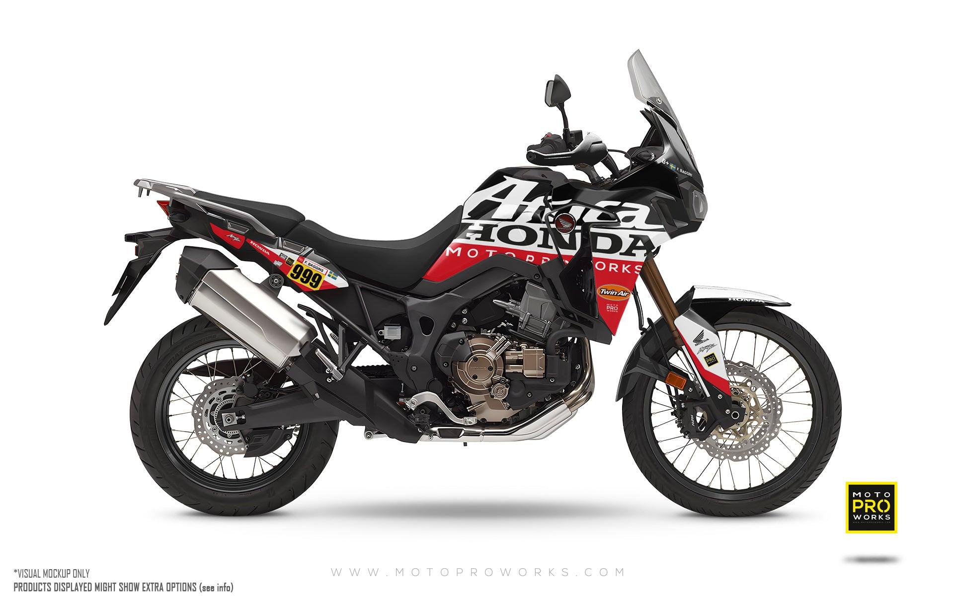 Honda Africa Twin GRAPHICS - "Waypointer" (Night) - MotoProWorks
