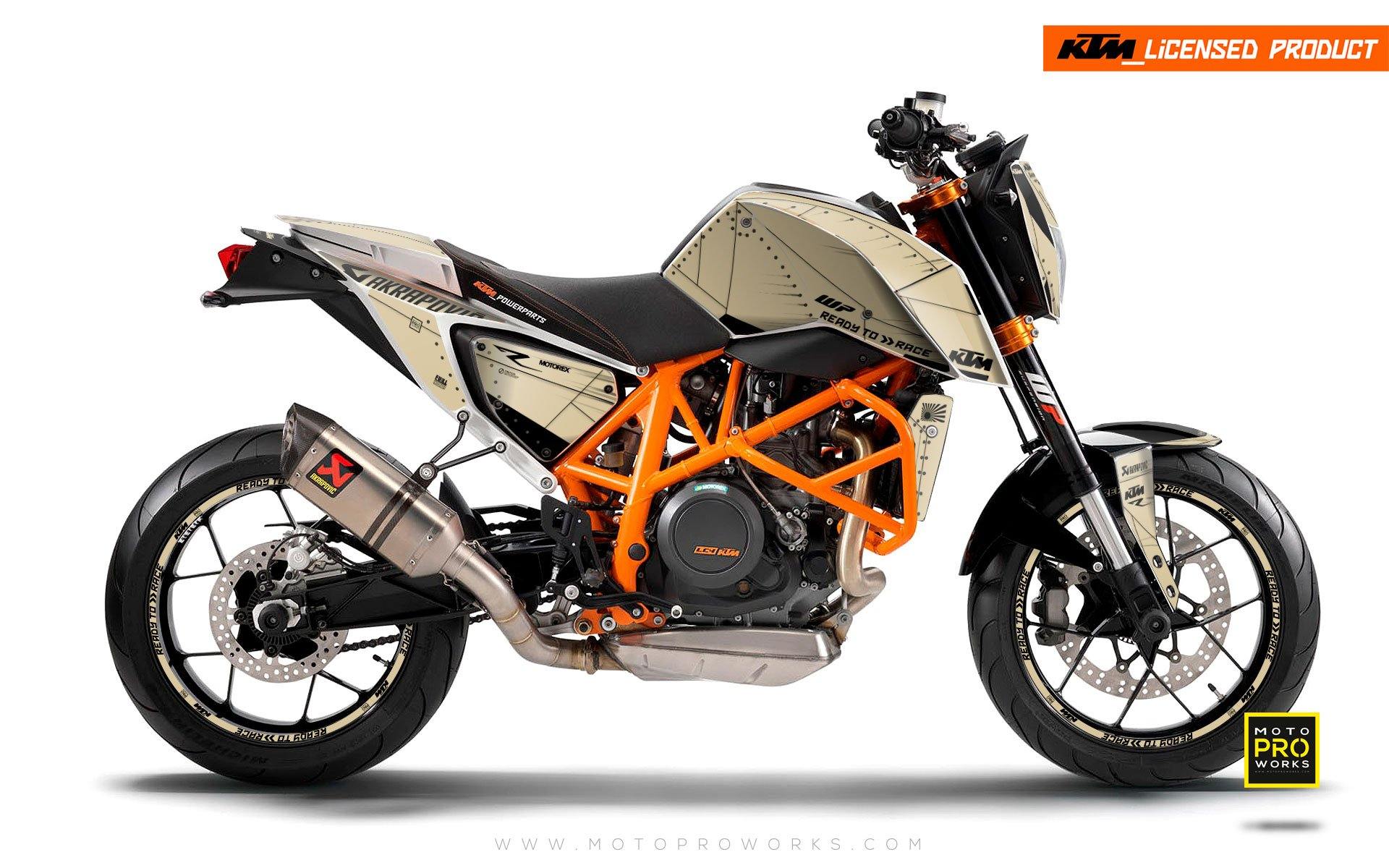 KTM 690 Duke GRAPHICS - "Liberty" (Sand) - MotoProWorks