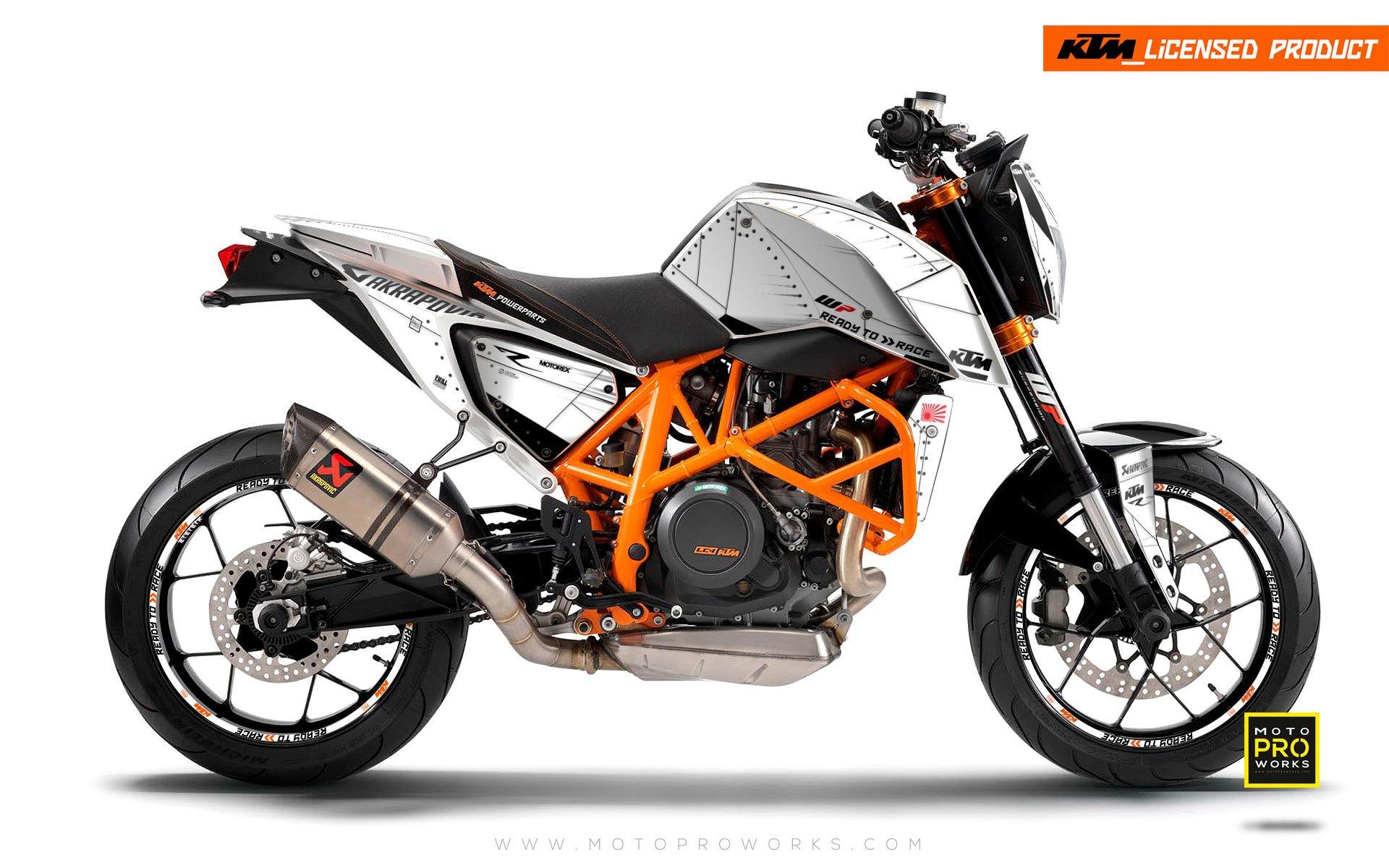 KTM 690 Duke GRAPHICS - "Liberty" (Snow) - MotoProWorks