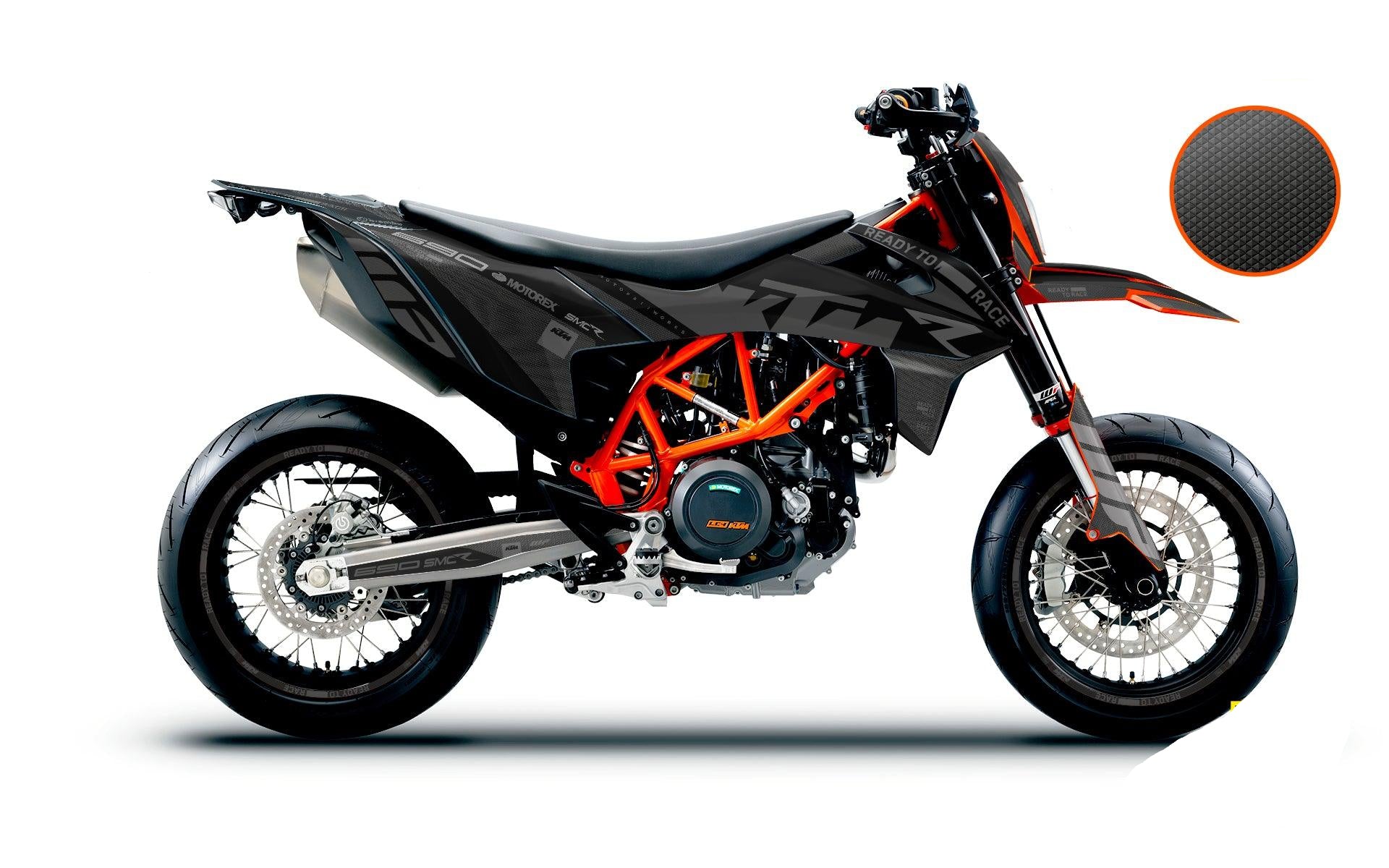 KTM GRAPHICS - 690 SMC-R "RR-Tech 2.0.2.2" (Black) - MotoProWorks