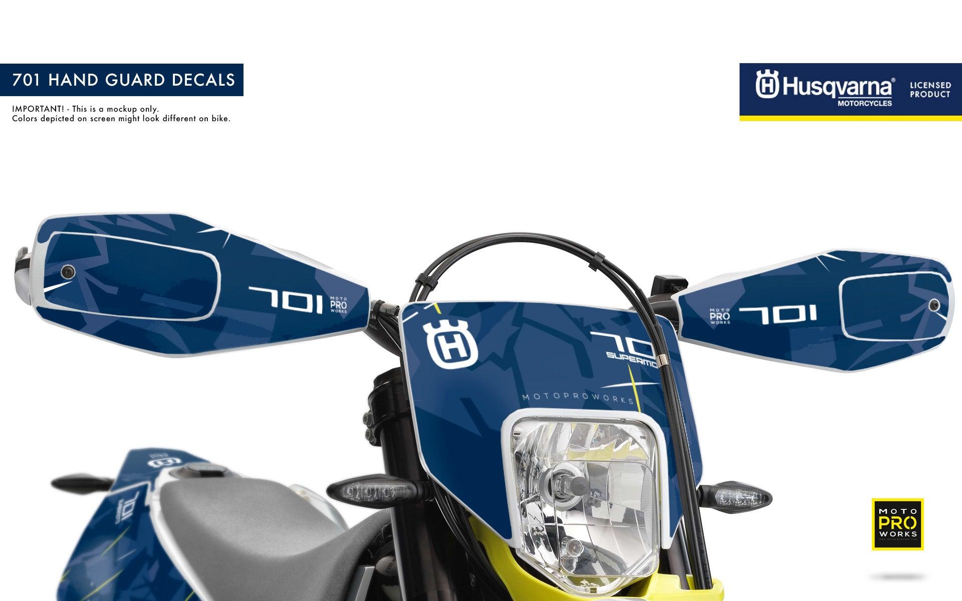 Husqvarna 701 GRAPHICS - "Flake" (Blue) - MotoProWorks