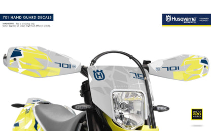 Husqvarna 701 GRAPHICS - "Flake" (Grey/Yellow) - MotoProWorks