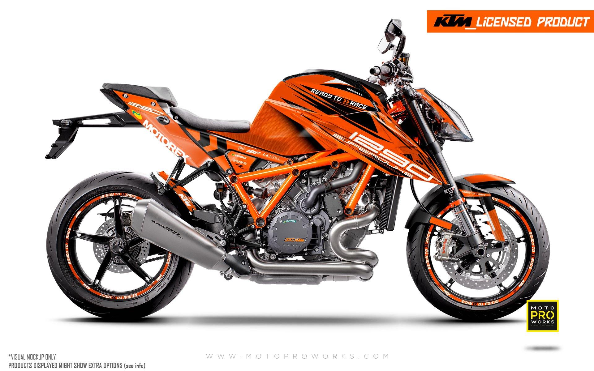 KTM 1290 Super Duke R 2020-2023 - "Vortex" (Orange) - MotoProWorks