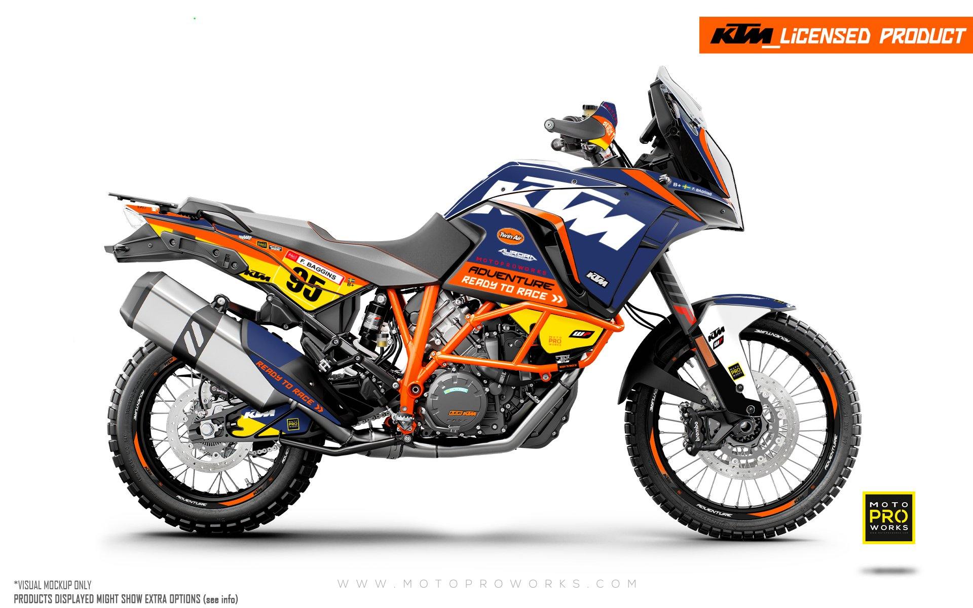 KTM 1290 Super Adventure 2017-2020 GRAPHICS - "Waypointer" (Dawn) - MotoProWorks