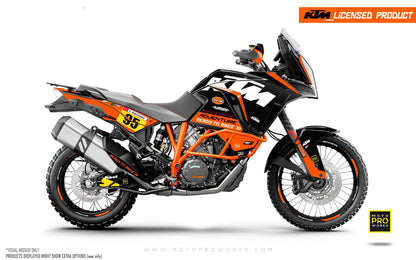 KTM 1290 Super Adventure 2017-2020 GRAPHICS - "Waypointer" (Midnight) - MotoProWorks