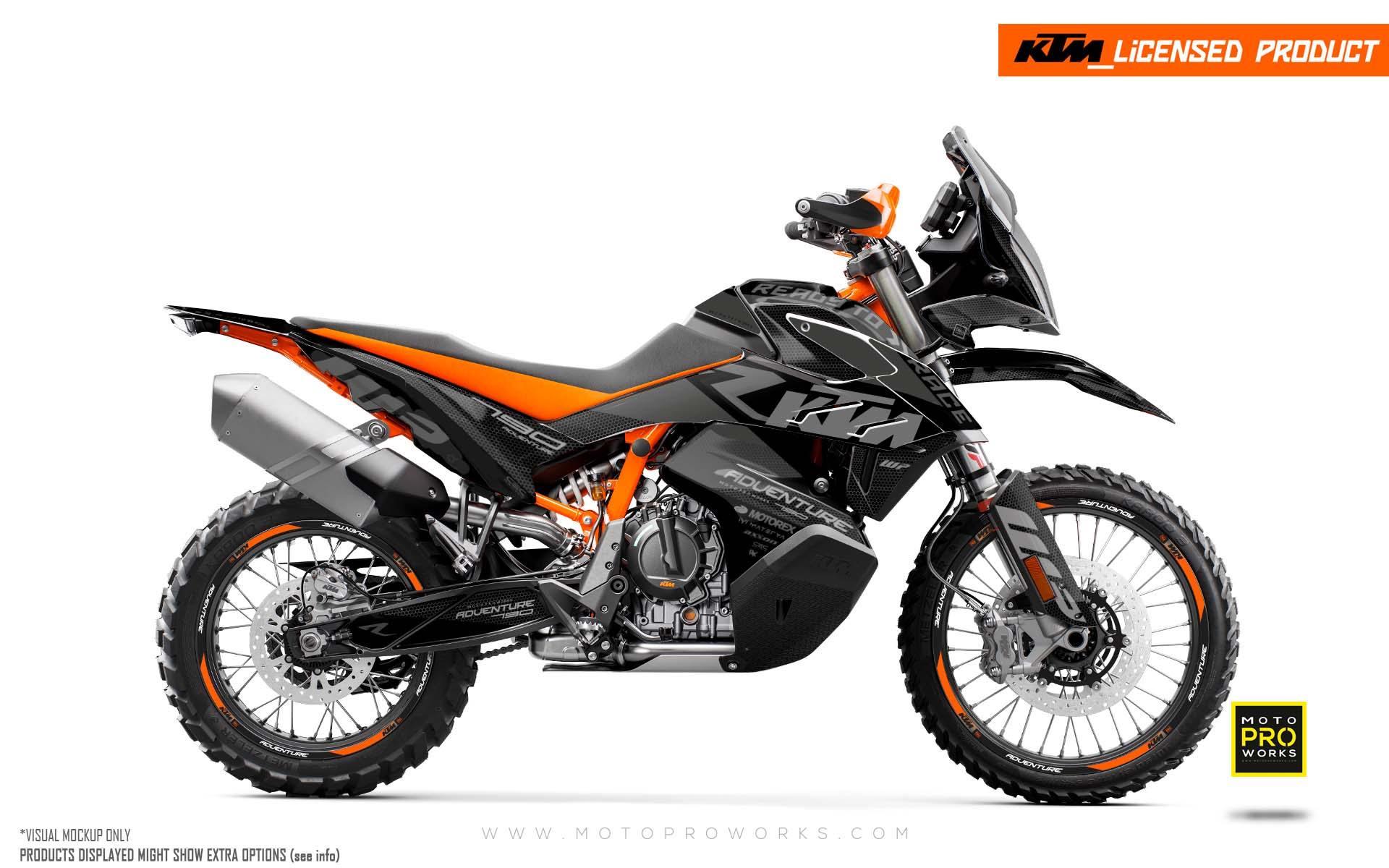 KTM 790/890 Adventure R/S GRAPHICS - "RR-Tech" (Black) - MotoProWorks