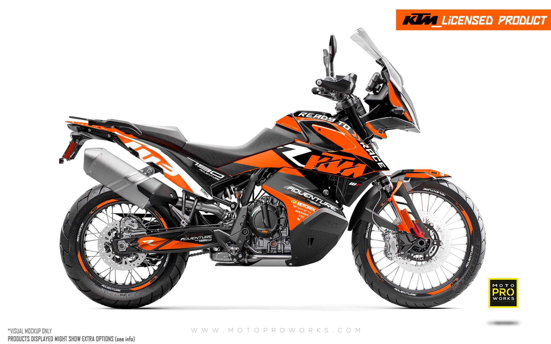 KTM 790/890 Adventure R/S GRAPHICS - "RR-Tech" (Orange) - MotoProWorks