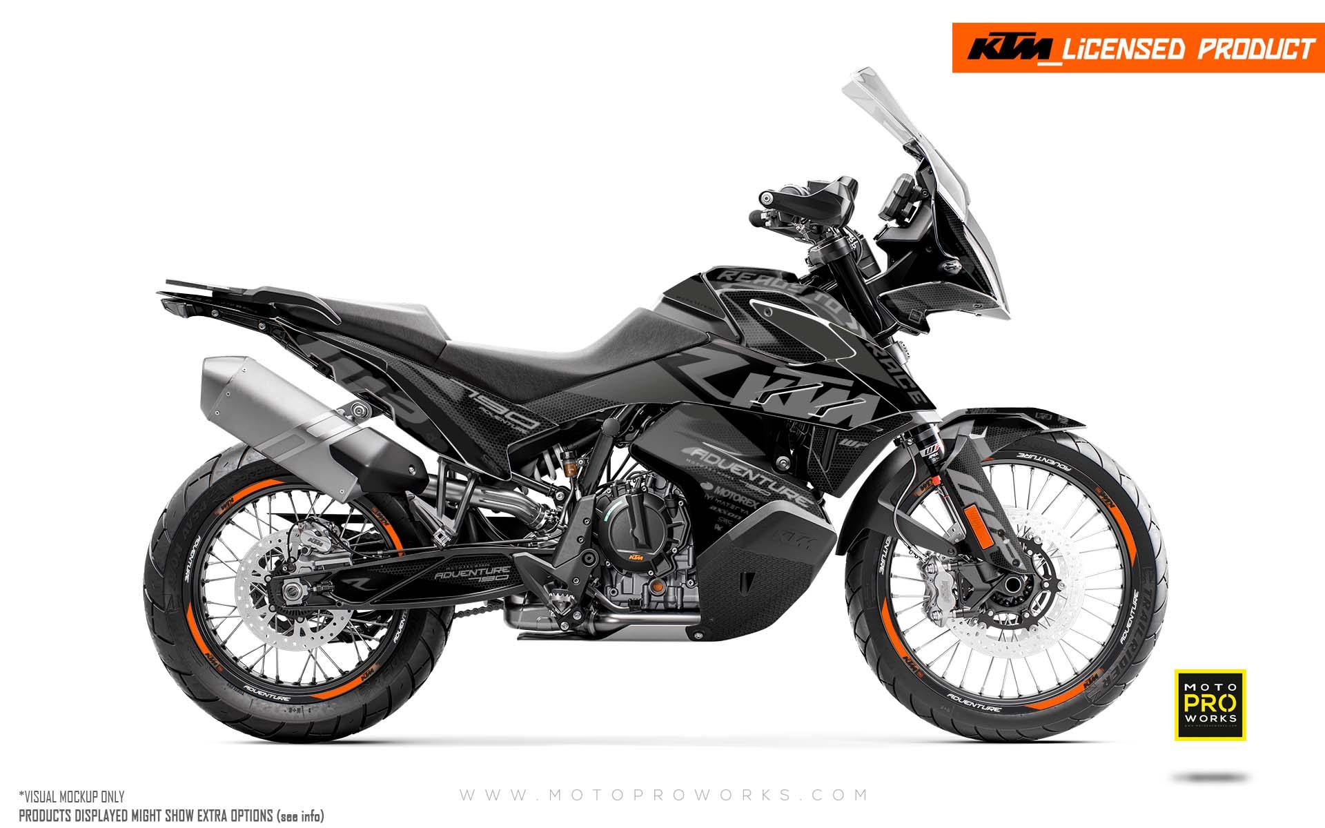 KTM 790/890 Adventure R/S GRAPHICS - "RR-Tech" (Black) - MotoProWorks