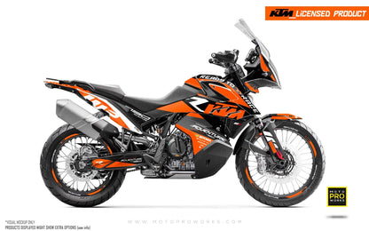 KTM 790/890 Adventure R/S GRAPHICS - "RR-Tech" (Orange) - MotoProWorks