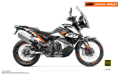 KTM 790/890 Adventure R/S GRAPHICS - "RR-Tech" (White) - MotoProWorks