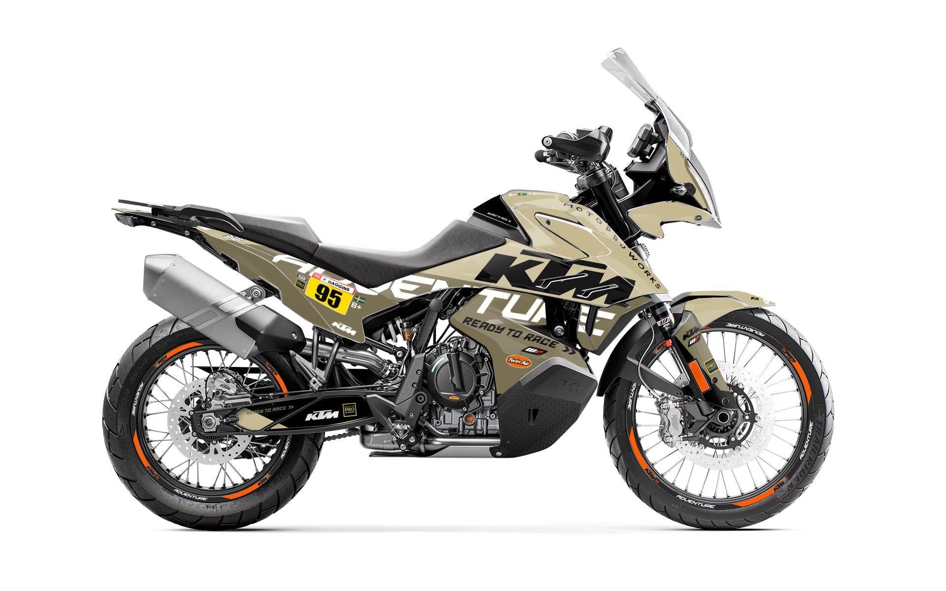 KTM 790/890 Adventure R/S GRAPHICS - "Waypointer" (Sand) - MotoProWorks
