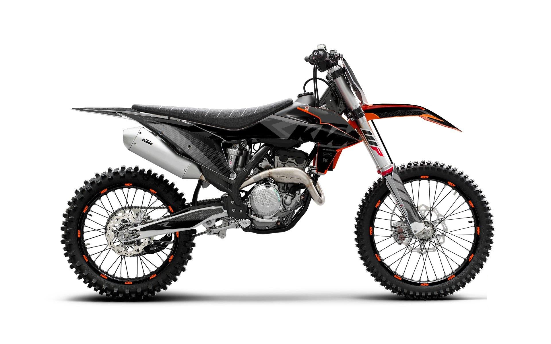 KTM GRAPHICS - EXC/SX "RR-Tech" (Black) - MotoProWorks