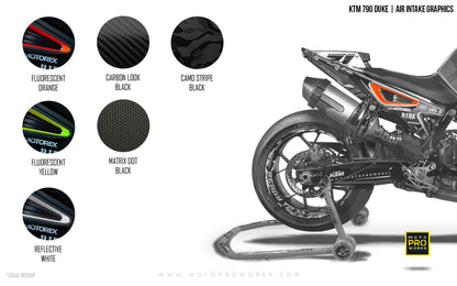 Air Intake Graphics - KTM 790/890 Duke - MotoProWorks