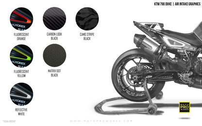 Air Intake Graphics - KTM 790/890 Duke - MotoProWorks