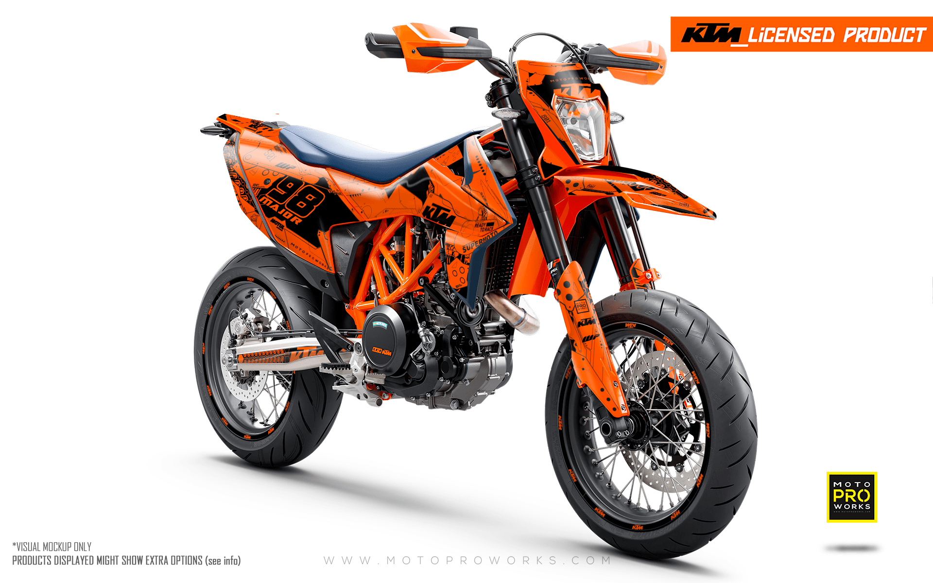 KTM GRAPHICS - 690 SMC-R "Armatech" (Orange) - MotoProWorks