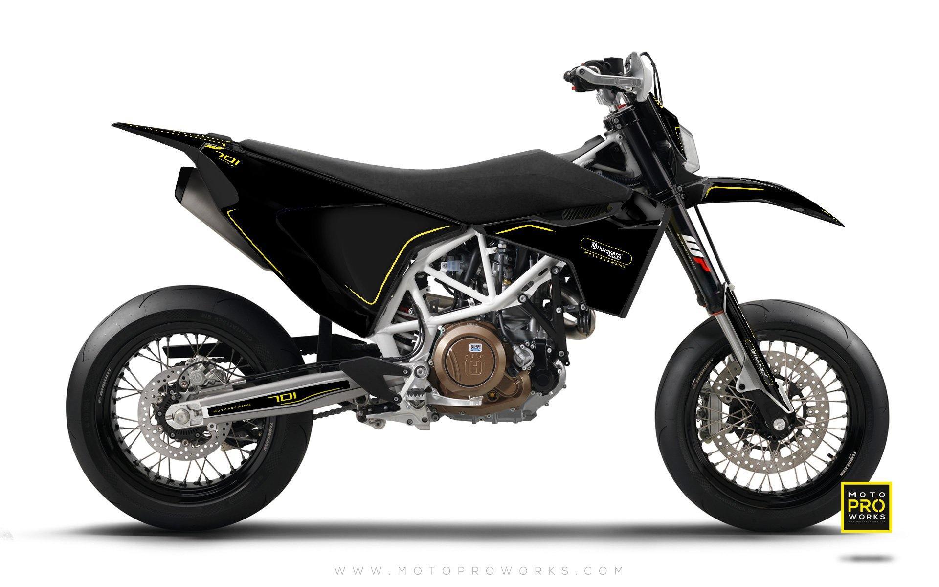 Husqvarna 701 GRAPHICS - "ARROW" (Black) - MotoProWorks
