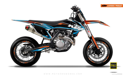 KTM EXC/SX/XC GRAPHICS - "EDGE" (blue) - MotoProWorks