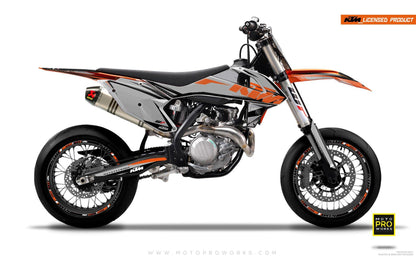 KTM EXC/SX/XC GRAPHICS - "EDGE" (grey) - MotoProWorks