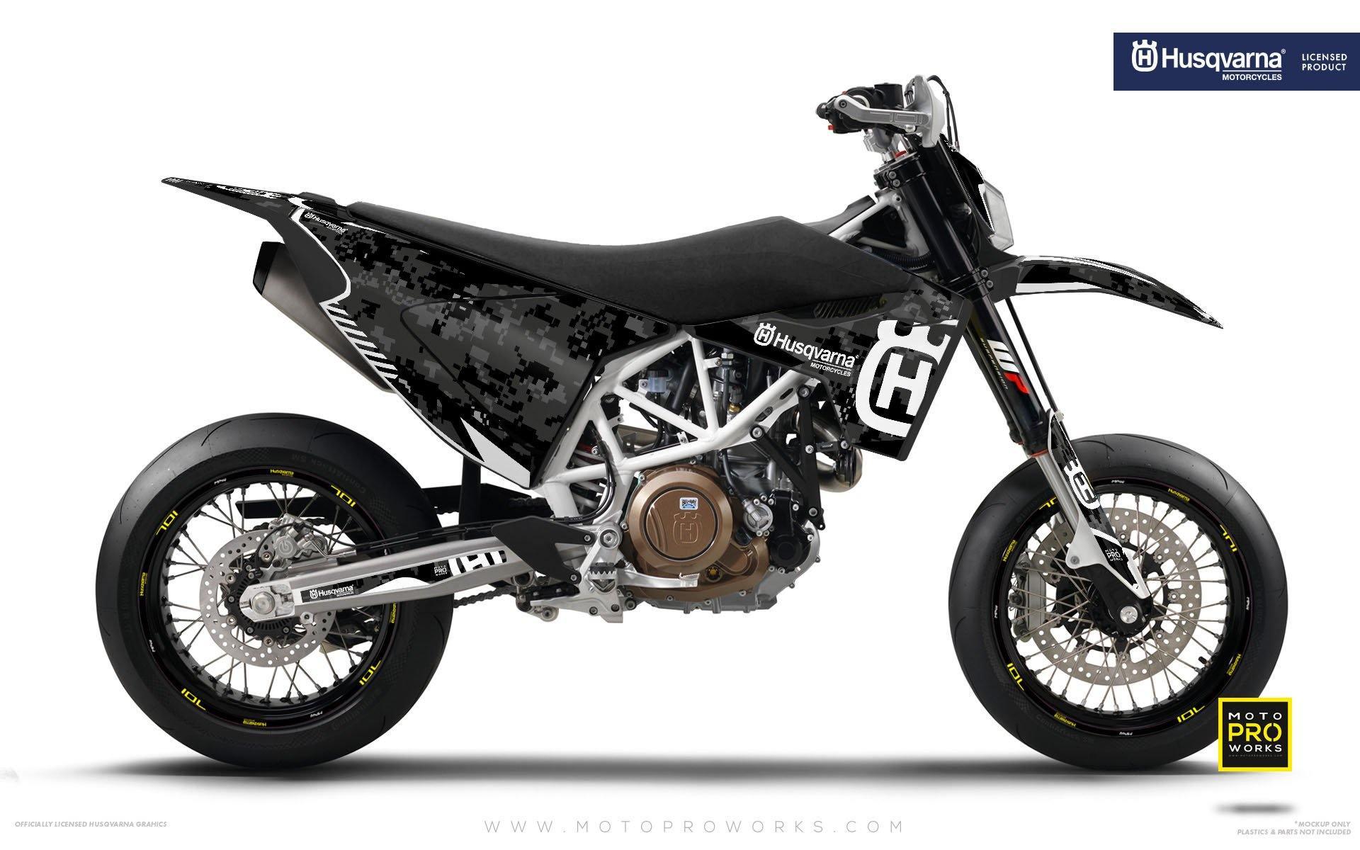 Husqvarna 701 GRAPHICS - "FACTOR" (Marpatcamo/grey) - MotoProWorks