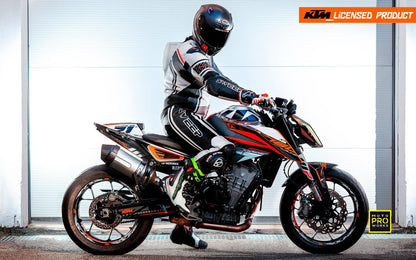 KTM 790 Duke GRAPHICS - "Rasorblade" (Black/Orange) - MotoProWorks