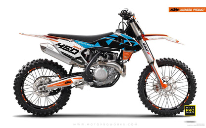 KTM EXC/SX/XC GRAPHICS - "READYONE" (blue) - MotoProWorks