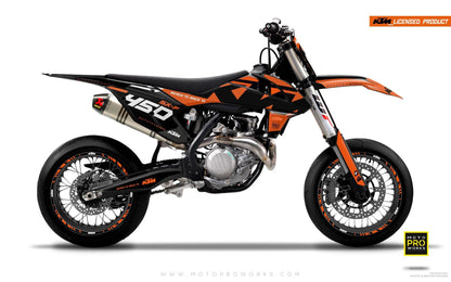 KTM EXC/SX/XC GRAPHICS - "READYONE" (orange/black) - MotoProWorks