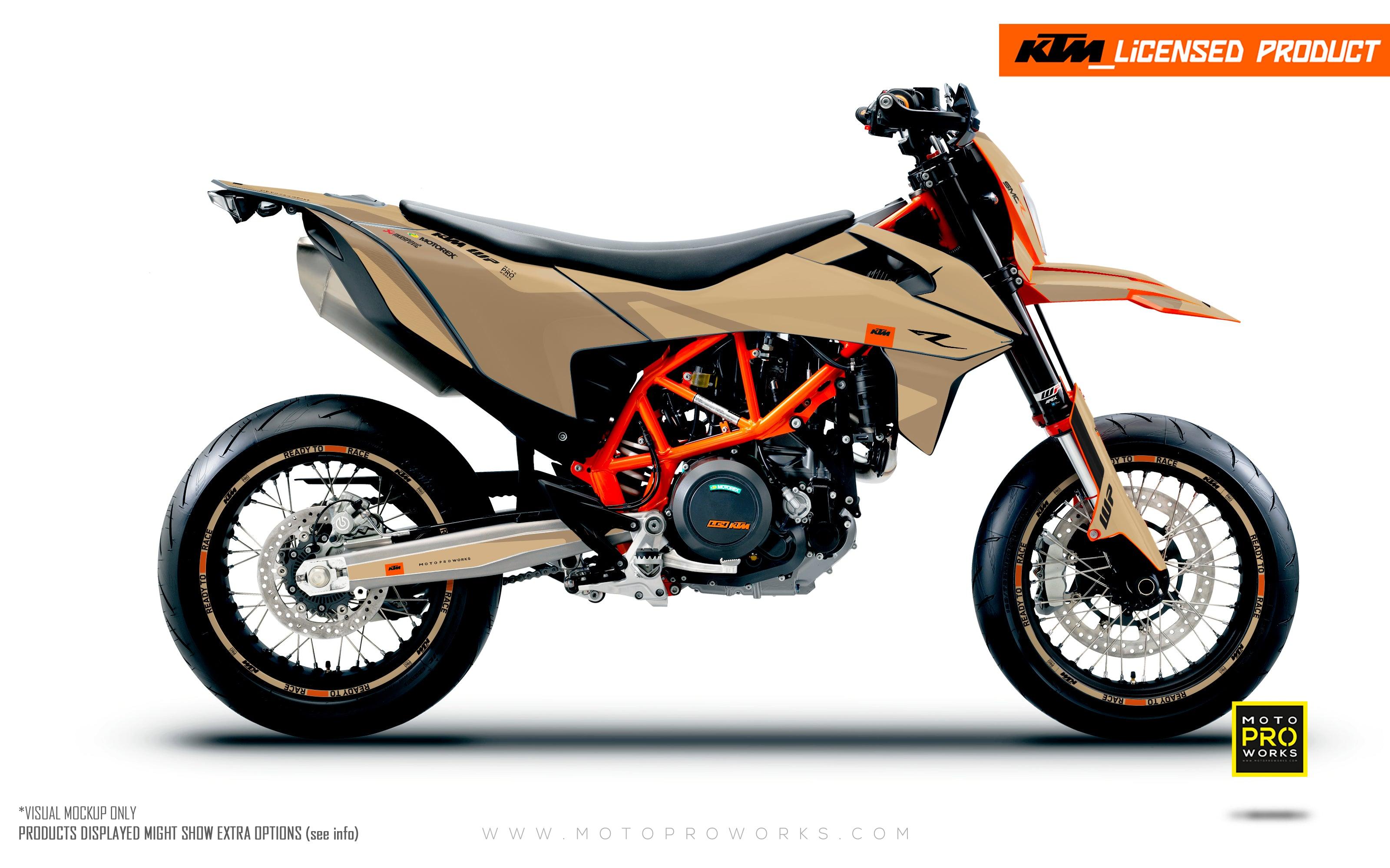 KTM GRAPHICS - 690 SMC-R "Carera" (Sand) - MotoProWorks