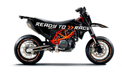 KTM 690 SMC-R GRAPHICS - "Ready2Race" (Black) - MotoProWorks