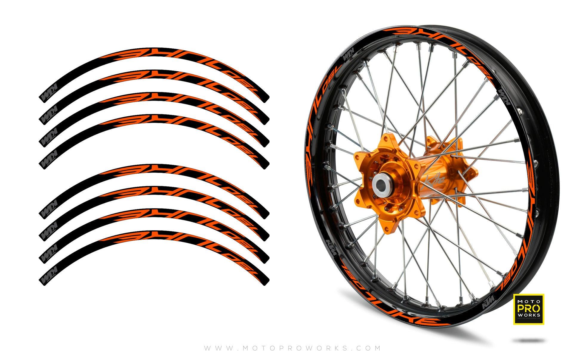 Rim Stripes - "790/890 Duke" KTM (orange) - MotoProWorks