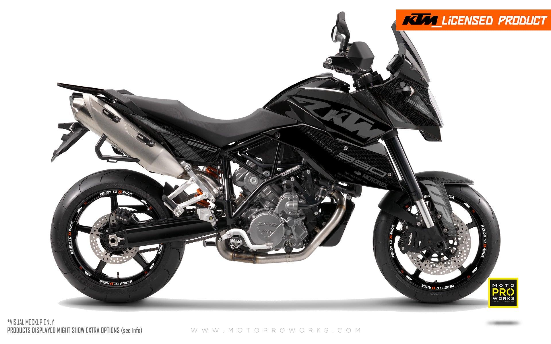 KTM 990 SM / SMR / SMT GRAPHICS - "RR-Tech" (Black) - MotoProWorks