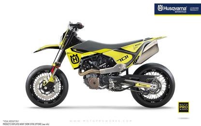 Husqvarna 701 GRAPHICS - "RR-Tech" (Yellow) - MotoProWorks