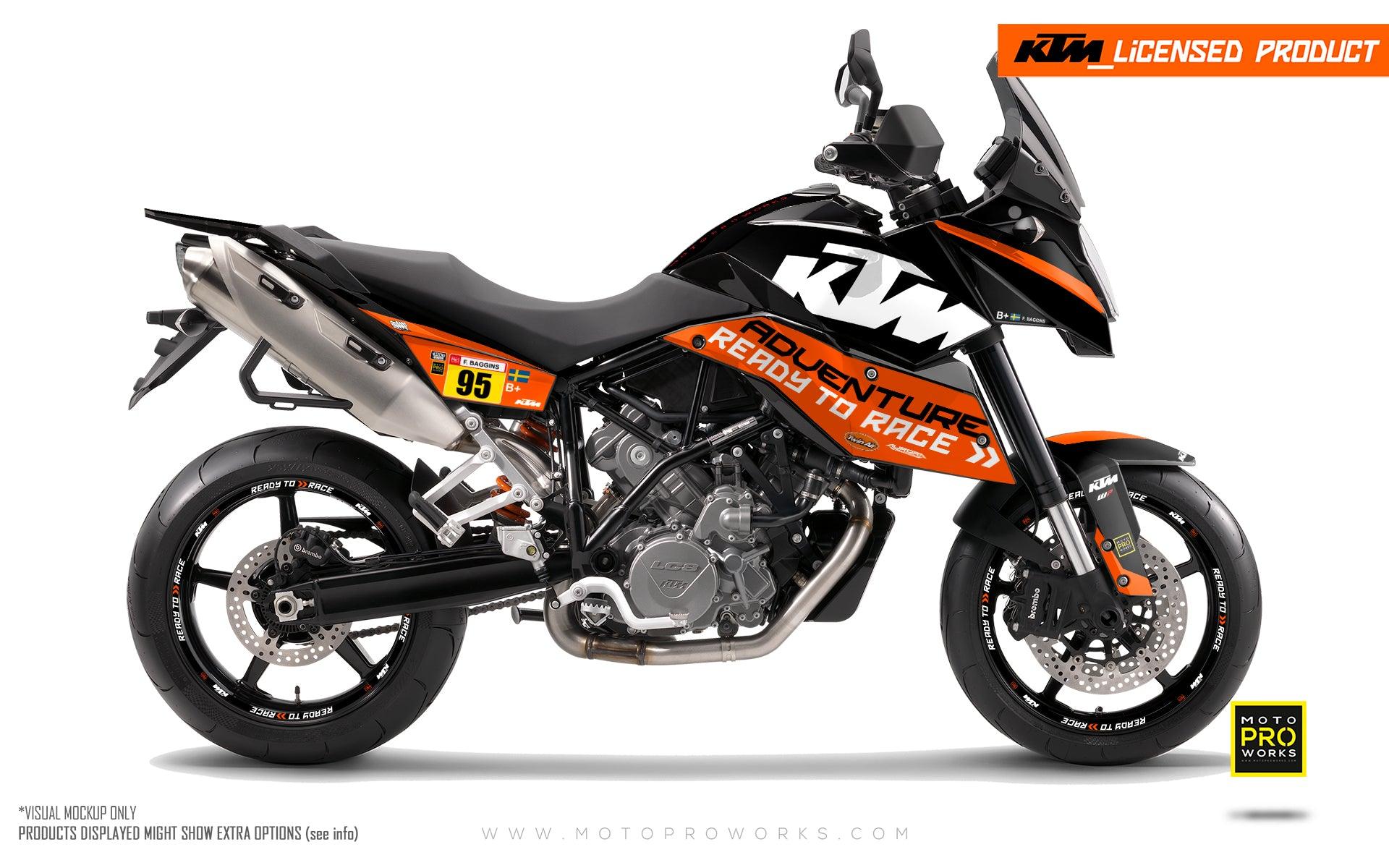 KTM 990 SM / SMR / SMT GRAPHICS - "Waypointer" (Midnight) - MotoProWorks